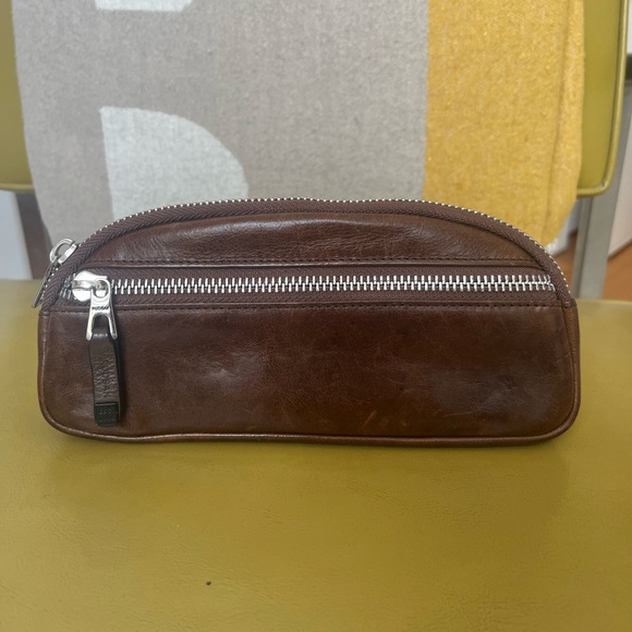 Rudsak Brown Leather Isabelle Pouch - Picture 2 of 9